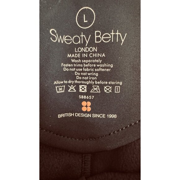Sweaty Betty Womens Large Navy Blue Off Piste Stirrup Ski Pants Polyester - Picture 2 of 13